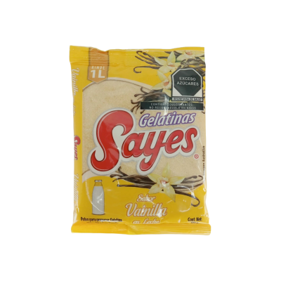 GELATINA SAYES SABOR VAINILLA 50/120GRS