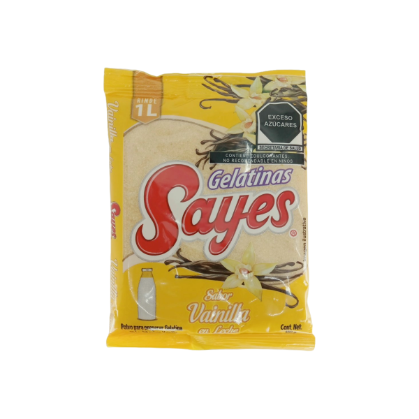 GELATINA SAYES SABOR VAINILLA 50/120GRS