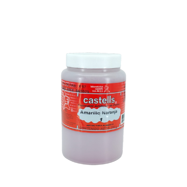 AMARILLO NARANJA 250 GR CASTELLS