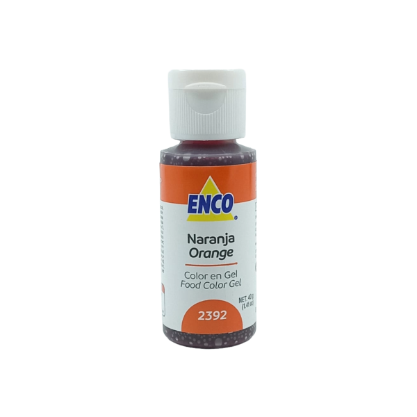 COLOR NARANJA GEL 40G ENCO