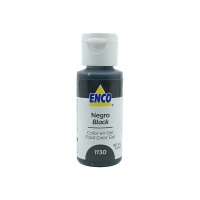 COLOR NEGRO EN GEL 40G ENCO