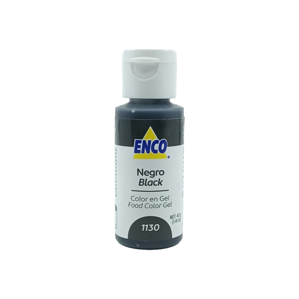 COLOR NEGRO EN GEL 40G ENCO