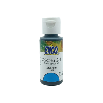 COLOR AZUL NEON GEL 40G ENCO