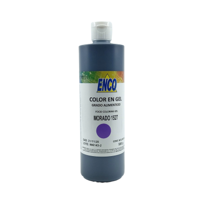 COLOR MORADO EN GEL 500GR ENCO