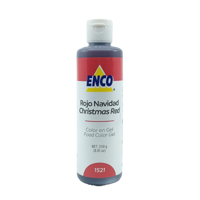 COLOR ROJO NAVIDAD EN GEL 250GRS ENCO