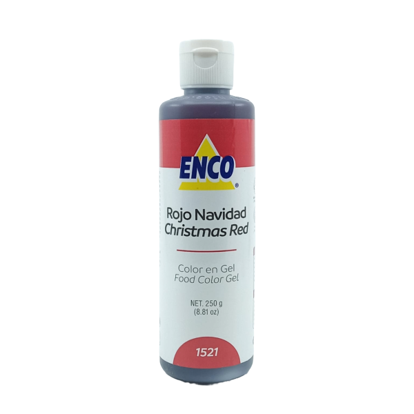 COLOR ROJO NAVIDAD EN GEL 250GRS ENCO