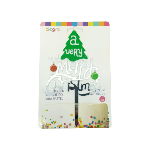 DECO ACRIL VERY MERRY CHRISTMAS BLANCO CTP000808