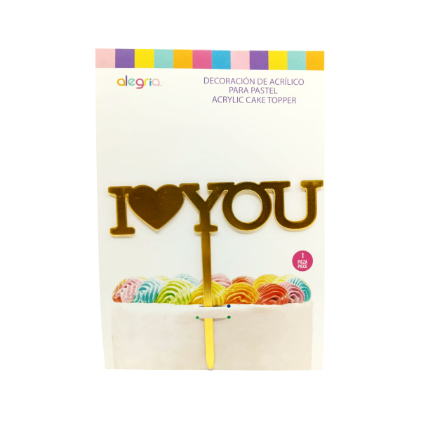 DECO ACRIL I LOVE YOU DORA CORA CTP000615