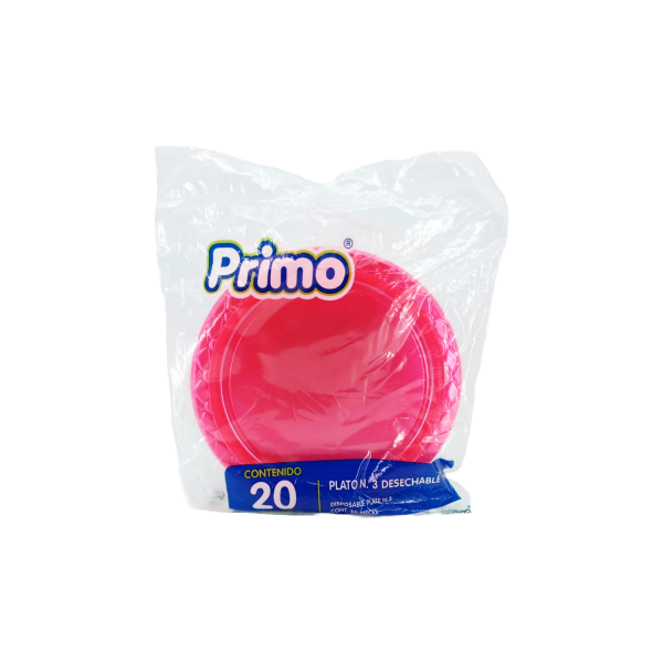 PLATO NUM 3 ROSA NEON CJ50PQ (PQ20PZ) PRIMO