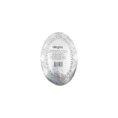 BLONDA OVAL 17X24CM PLATA PPR000598 100PZ