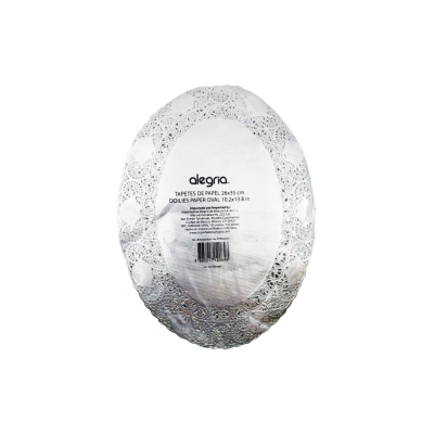 BLONDA OVAL 26X35CM PLATA PPR000601 100PZ