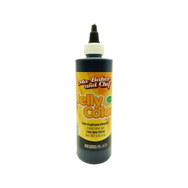 COLOR JELLY NEGRO GOTE 250 ML BAKER