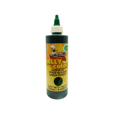 COLOR JELLY VERDE BOSQUE GOTERO 250ML BAKER