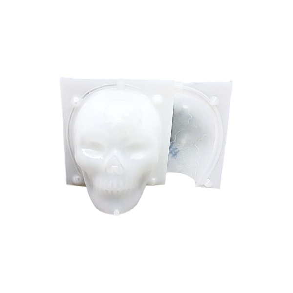 MOLDE CALAVERA NUM 6 BLANCO