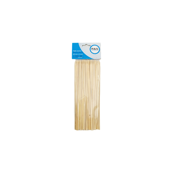 PALILLO BAMBU 20 CM 3MM 52-505