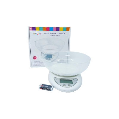 BASCULA DIGITAL TAZON 5 KG COT000409 ALEGRIA