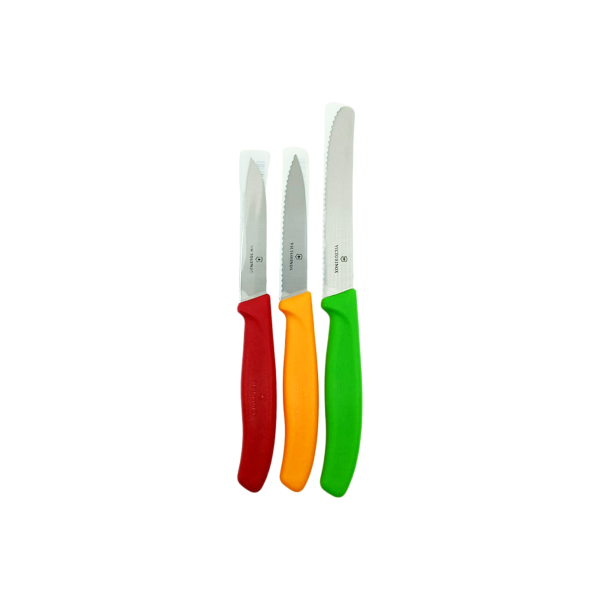 SET CUCHILLOS VERD,3PZ,ROJO,NARANJA,VER 6.7116.32 VIC