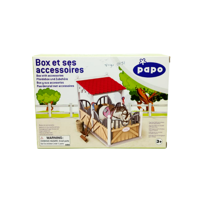 BOX PARA CABALLOS Y ACCESORIOS PAPO 6011