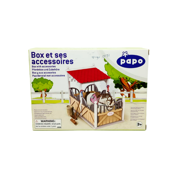 BOX PARA CABALLOS Y ACCESORIOS PAPO 6011