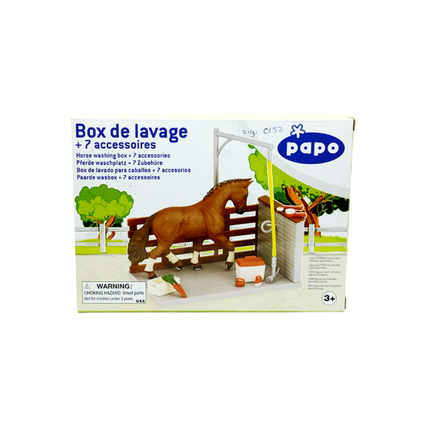 BOX DE LAVADO PARA CABALLOSY ACCESORIOS PAPO 60116