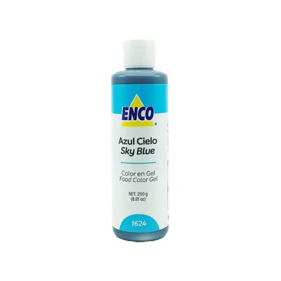 COLOR AZUL CIELO EN GEL 250GR ENC