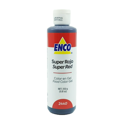 COLOR SUPER ROJO EN GEL 250GR -2440  ENC