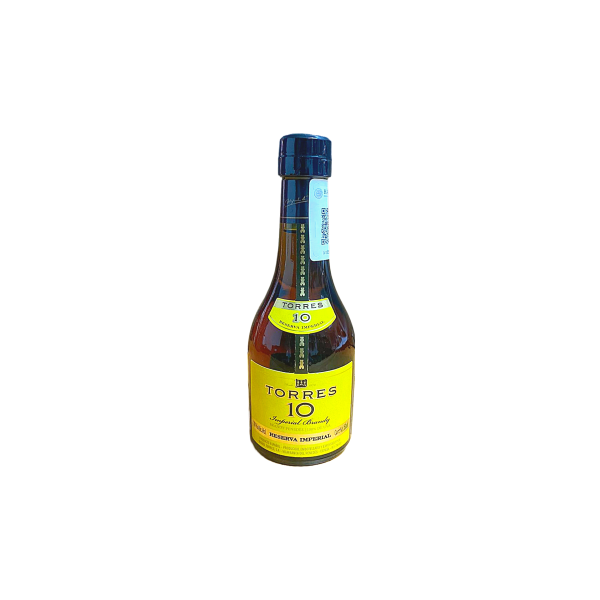 BOTELLA MINI TORRES 10 BRANDY