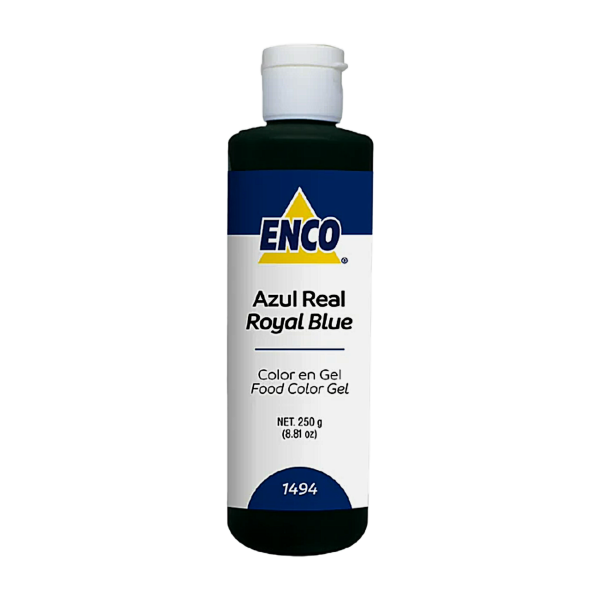 COLOR AZUL REAL EN GEL 250GRS ENCO