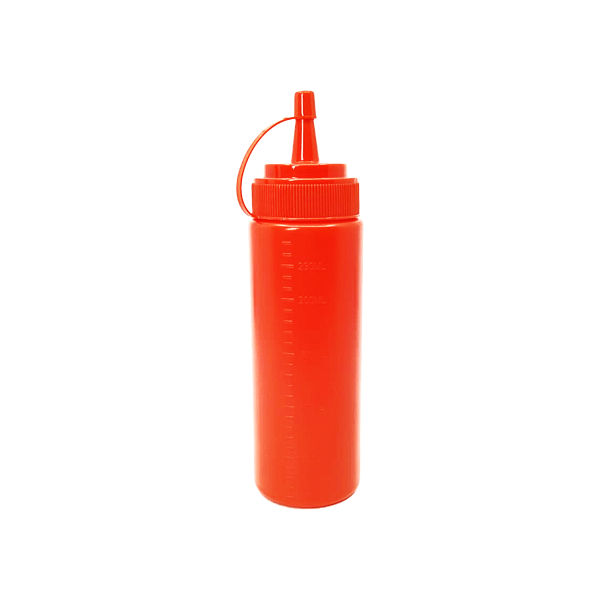 BOTELLA DISPENSADORA PLAST ROJA 130Z COT000464