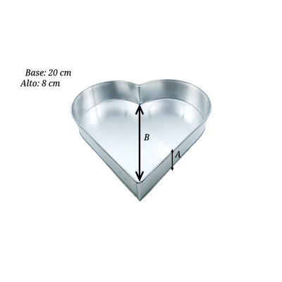 MOLDE CORAZON C-5 20 CM GILO