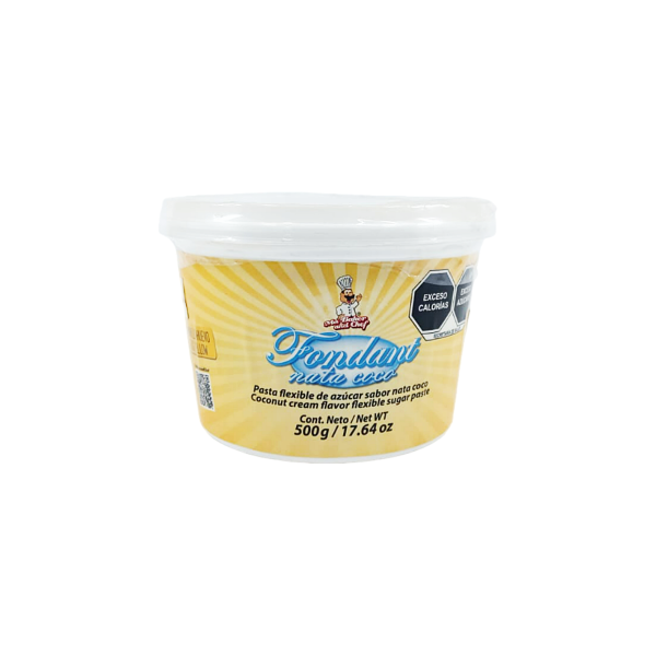 FONDANT AMARILLO HUEVO 500GR BAKER