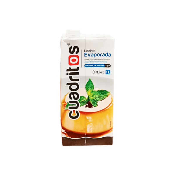 LECHE EVAPORADA CUADRITOS 1LT CJ12PZ