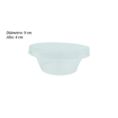 ENVASE P/FLAN CON TAPA 150ML CJ120PZ G-367 GUA