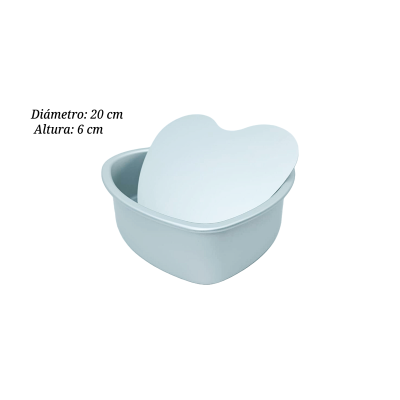 MOLDE ALUM CORAZON DESMONTABLE 20X6CM PANN000157