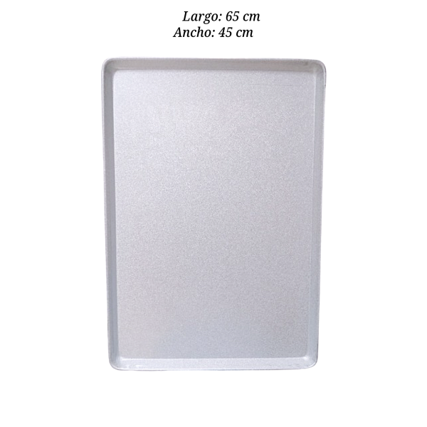 CHAROLA ZINC ALUMINIO 45X65CM EXTRA FUERTE P16