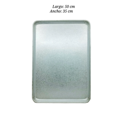 CHAROLA ZINC ALUMUNIO 35X50CM C-26 P125