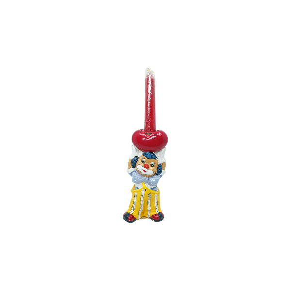 FIGURA PAYASO PARADO C/CORAZ FLK37